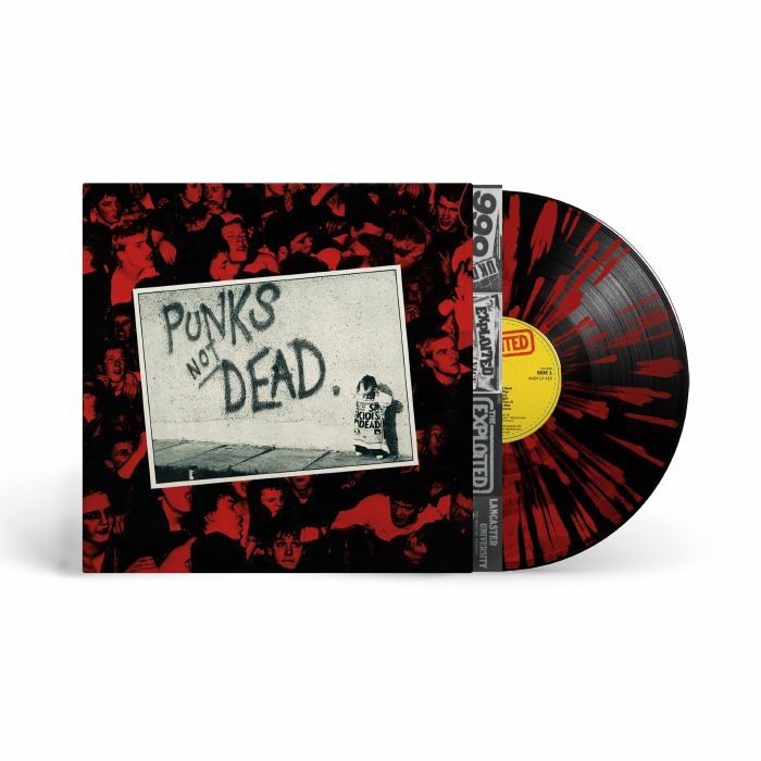 Punks Not Dead - 45th Anniversary Splatter Vinyl LP vinyl record cover