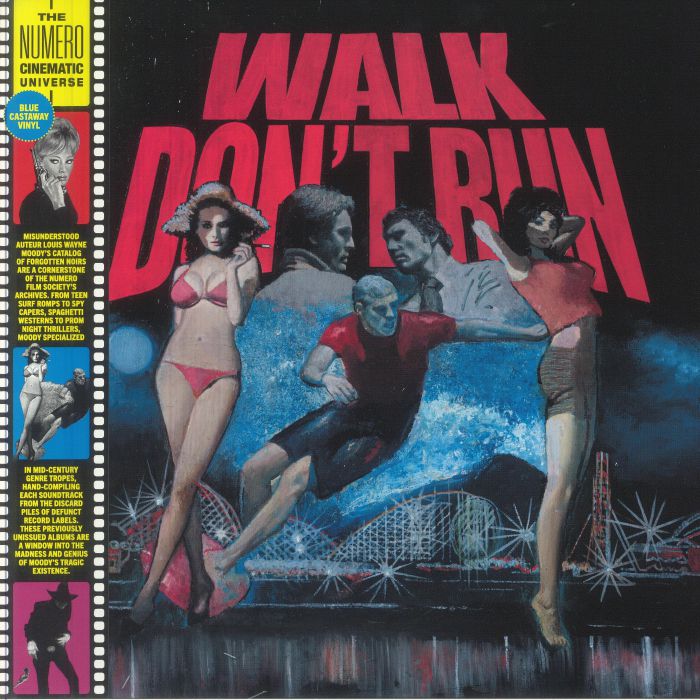 Walk Don't Run (Soundtrack) - Blue Vinyl LP vinyl record cover