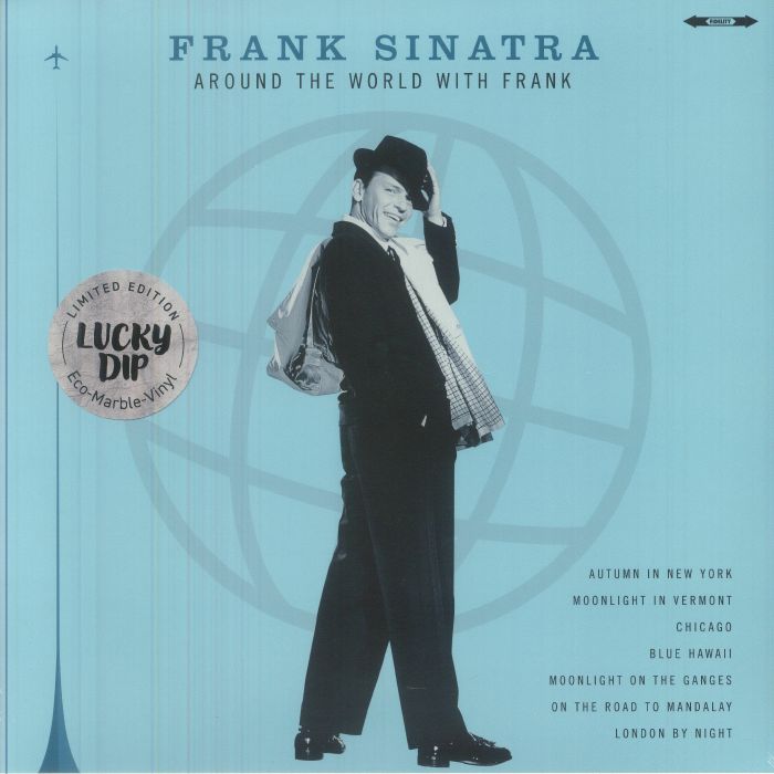 Around The World With Frank - Limited Eco Marbled Vinyl LP vinyl record cover