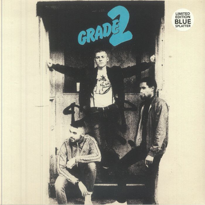 Grade 2 - Blue Splattered Vinyl LP vinyl record cover