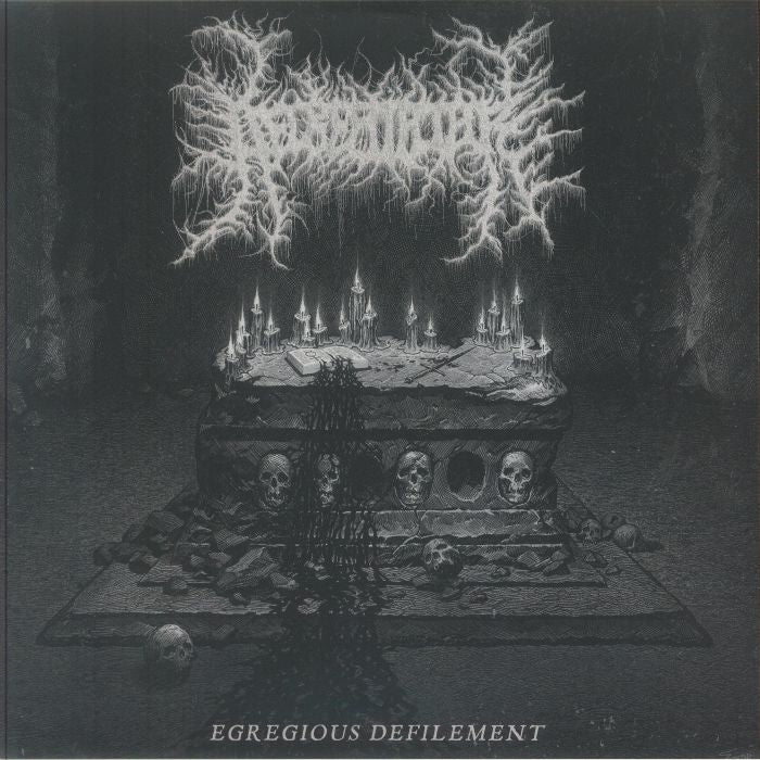 Egregious Defilement - Vinyl EP vinyl record cover