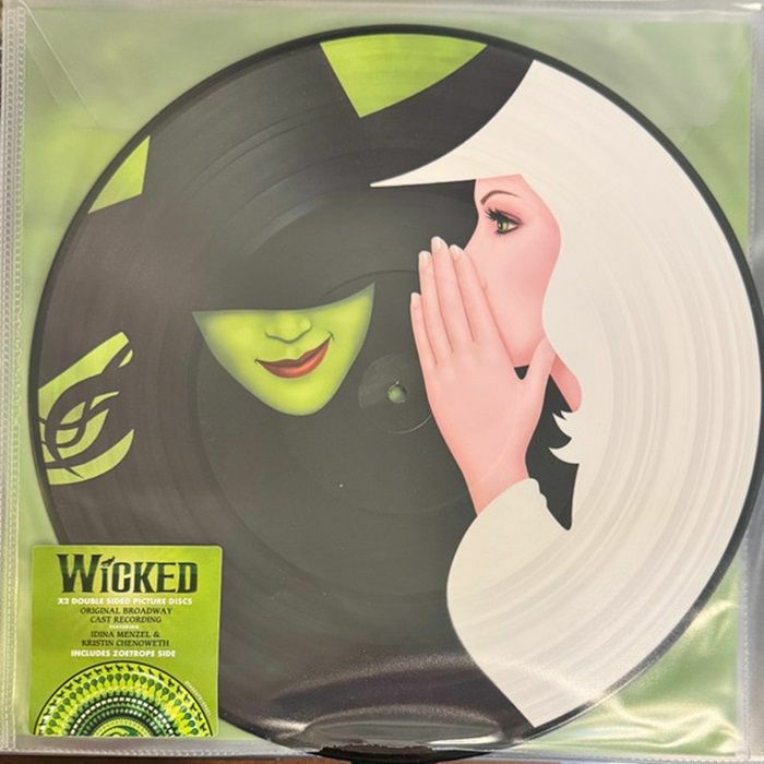Wicked: The Original Broadway Cast Recording - Picture Disc 2xLP vinyl record cover