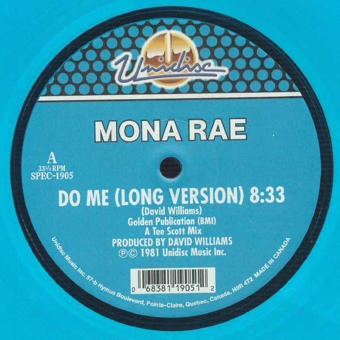 Do Me - Reissue Translucent Blue Vinyl Single vinyl record cover