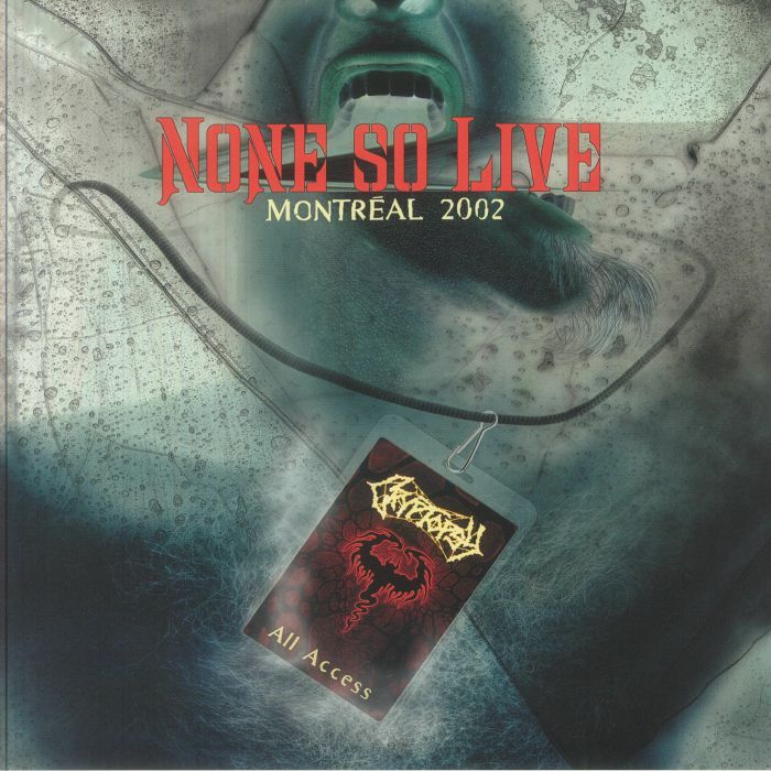 None So Live - Reissue Clear Vinyl 2xLP vinyl record cover