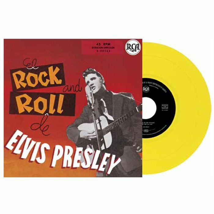El Rock & Roll De Elvis Presley - Limited Edition Yellow Vinyl Single vinyl record cover