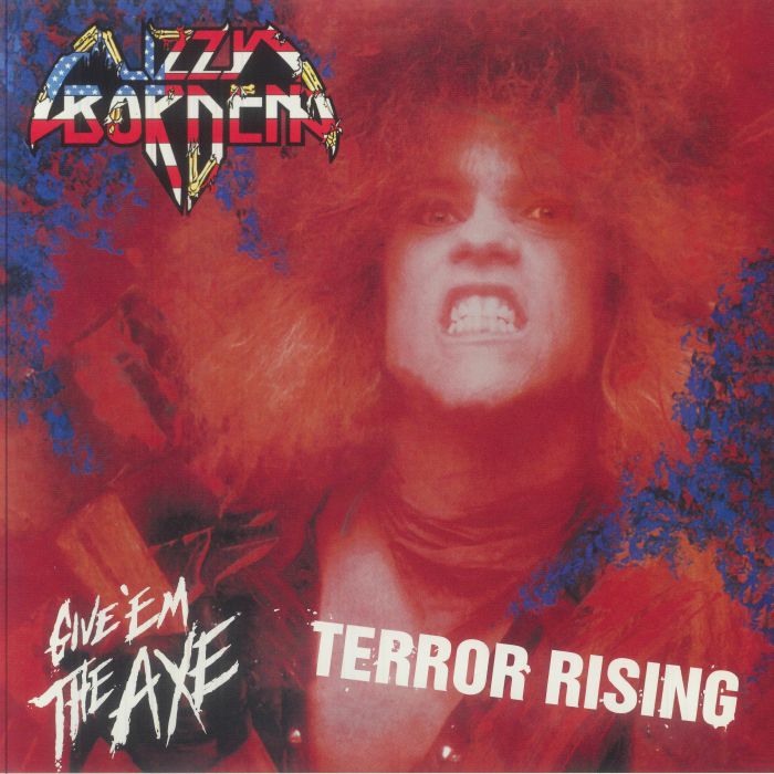 Terror Rising/Give 'Em The Axe - Remastered Blue Vinyl 2xLP vinyl record cover