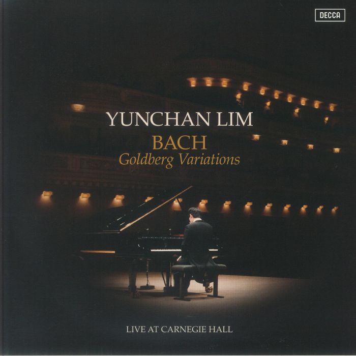 Bach: Goldberg Variations Live At Carnegie Hall - 2xLP vinyl record cover