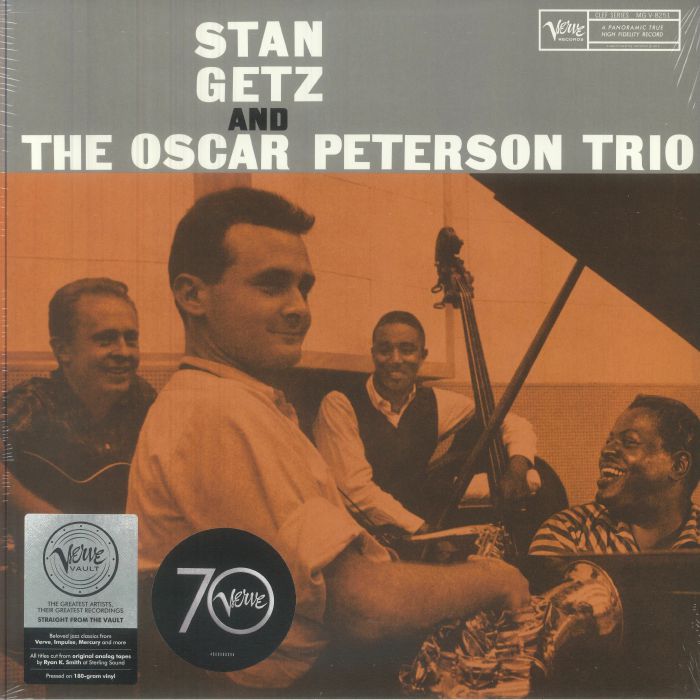 Stan Getz & The Oscar Peterson Trio - Vinyl LP vinyl record cover