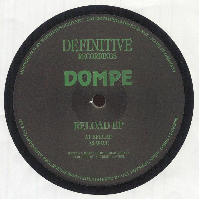 Reload EP - Vinyl EP vinyl record cover