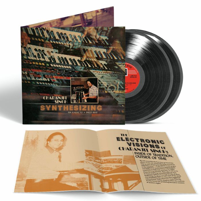 Synthesizing: Ten Ragas To A Disco Beat - Deluxe Reissue 2xLP vinyl record cover