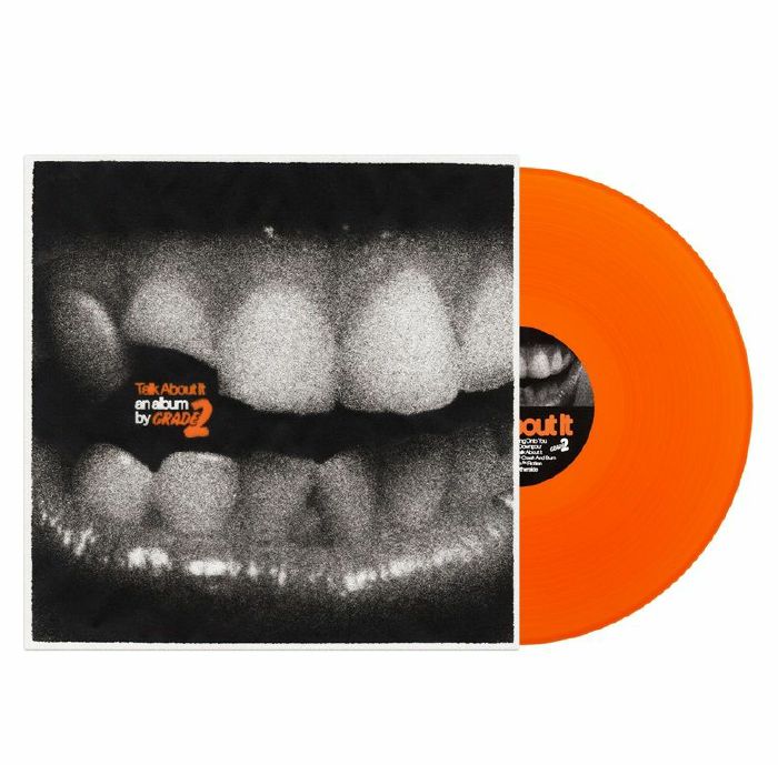 Talk About It - Limited Edition Translucent Orange Vinyl LP vinyl record cover