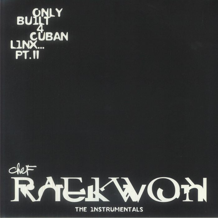 Only Built 4 Cuban Linx Pt II: The Instrumentals - 2xLP vinyl record cover