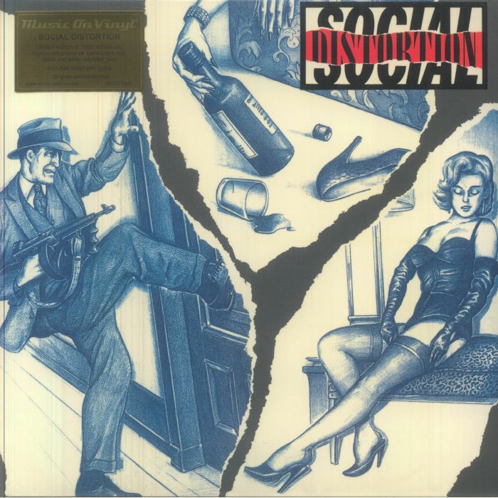Social Distortion - Limited Edition Marbled Vinyl LP vinyl record cover