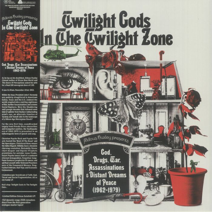 Twilight Gods In The Twilight Zone: God Drugs War & Distant Dreams Of Peace 1962-1979 - Deluxe Edition Vinyl LP vinyl record cover