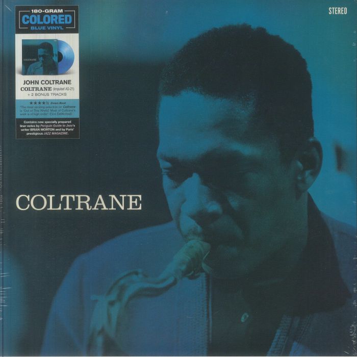 Coltrane - Blue Vinyl LP vinyl record cover