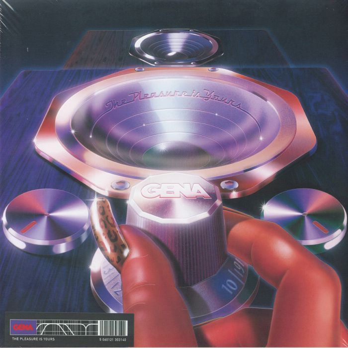 The Pleasure Is Yours - Red & Black Splattered Clear Vinyl LP vinyl record cover