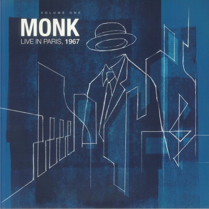 Monk Live In Paris 1967 Volume One - Translucent Blue Vinyl LP vinyl record cover