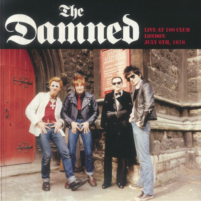 Live At The 100 Club London July 6th 1976 - Limited Edition Red Vinyl LP vinyl record cover