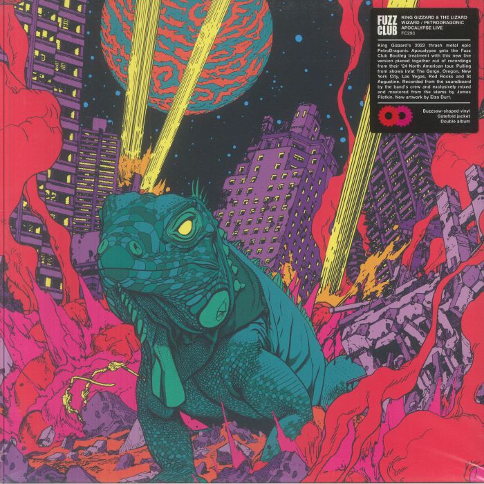 Petrodragonic Apocalypse Live - Red & Pink Shaped 2xLP vinyl record cover