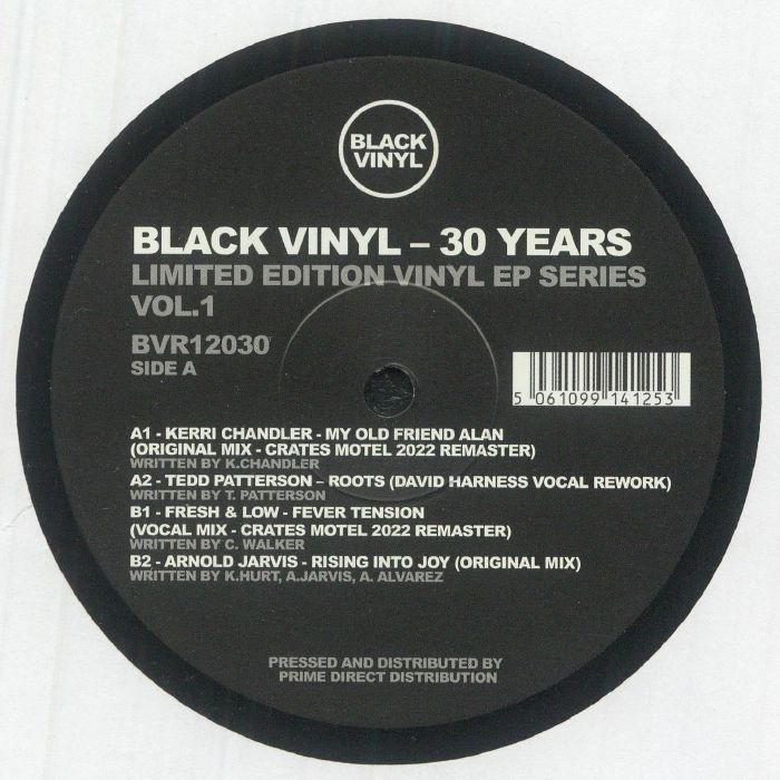 Black Vinyl 30 Years - Vinyl EP vinyl record cover