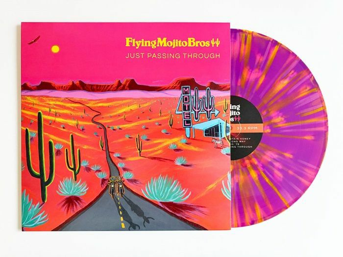 Just Passing Through - Limited Edition Splattered Vinyl LP vinyl record cover