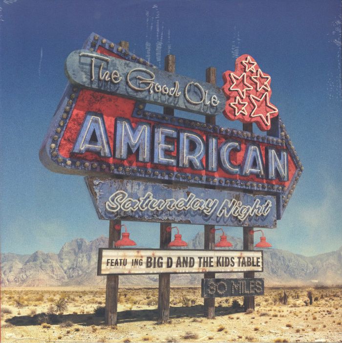 The Good Ole American Saturday Night - Cotton Candy Splash Vinyl LP vinyl record cover