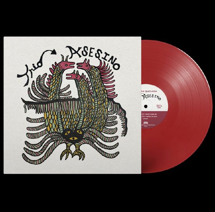 Trio Asesino - Red Vinyl LP vinyl record cover