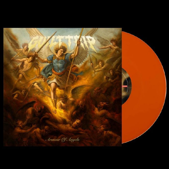 Armour Of Angels - Burn Orange Vinyl LP vinyl record cover