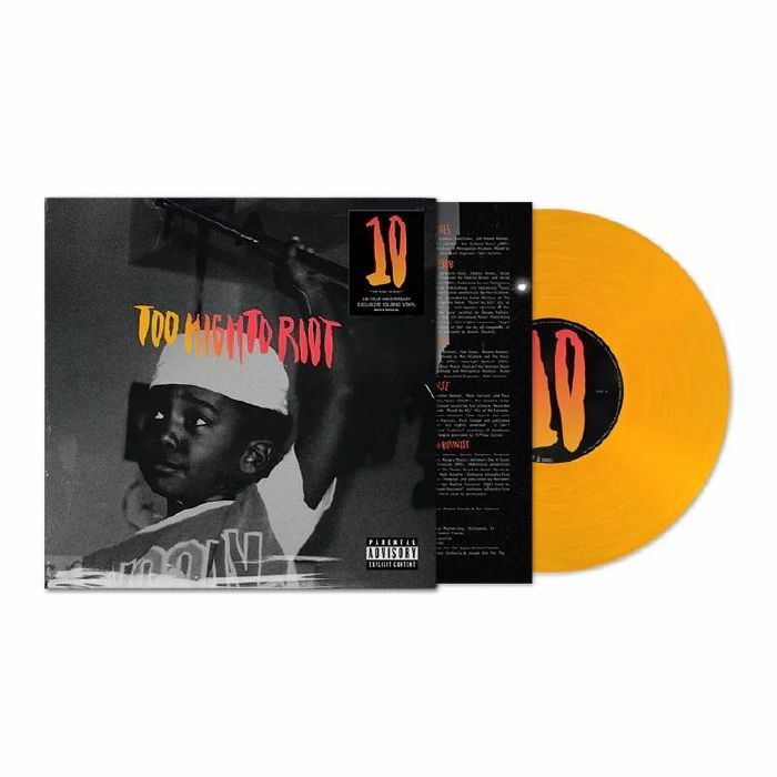 Too High To Riot - 10th Anniversary Sunset Glass Vinyl LP vinyl record cover