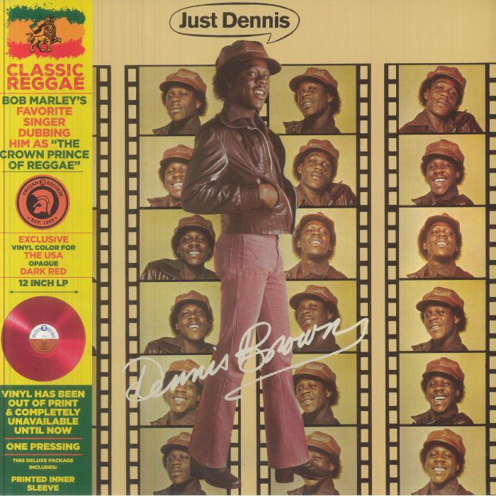 Just Dennis - Opaque Dark Red Vinyl LP vinyl record cover