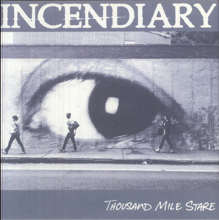 Thousand Mile Stare - Blue & White Pinwheel Vinyl LP vinyl record cover
