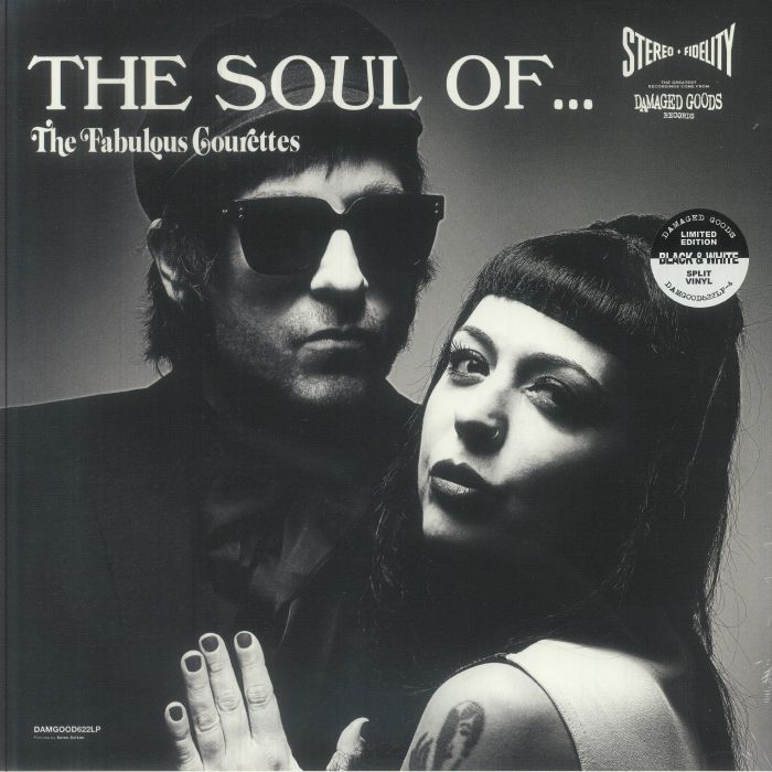 The Soul Of The Fabulous Courettes - Black & White Vinyl LP vinyl record cover