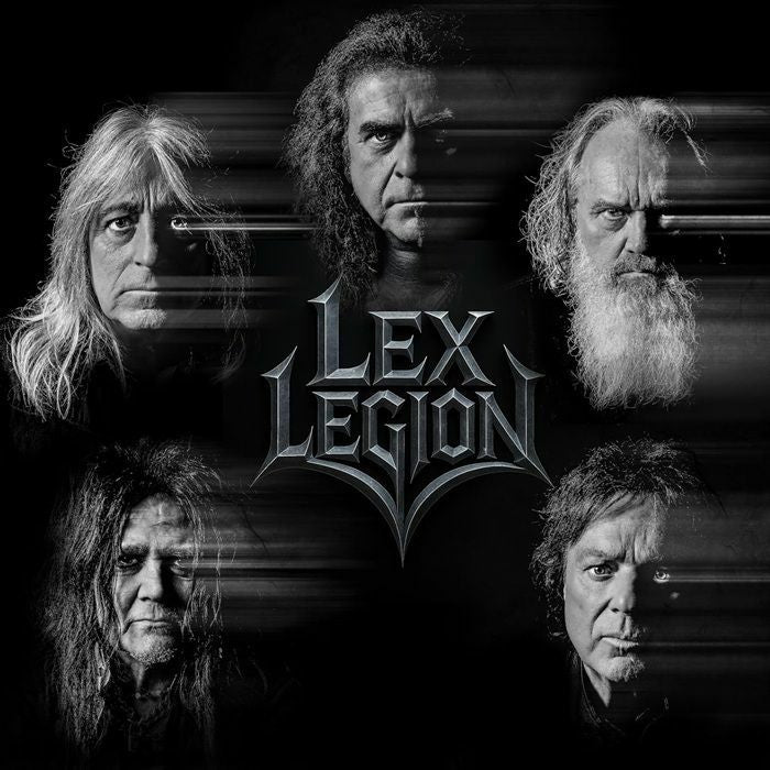 Lex Legion - Black Steel Splattered Vinyl LP vinyl record cover