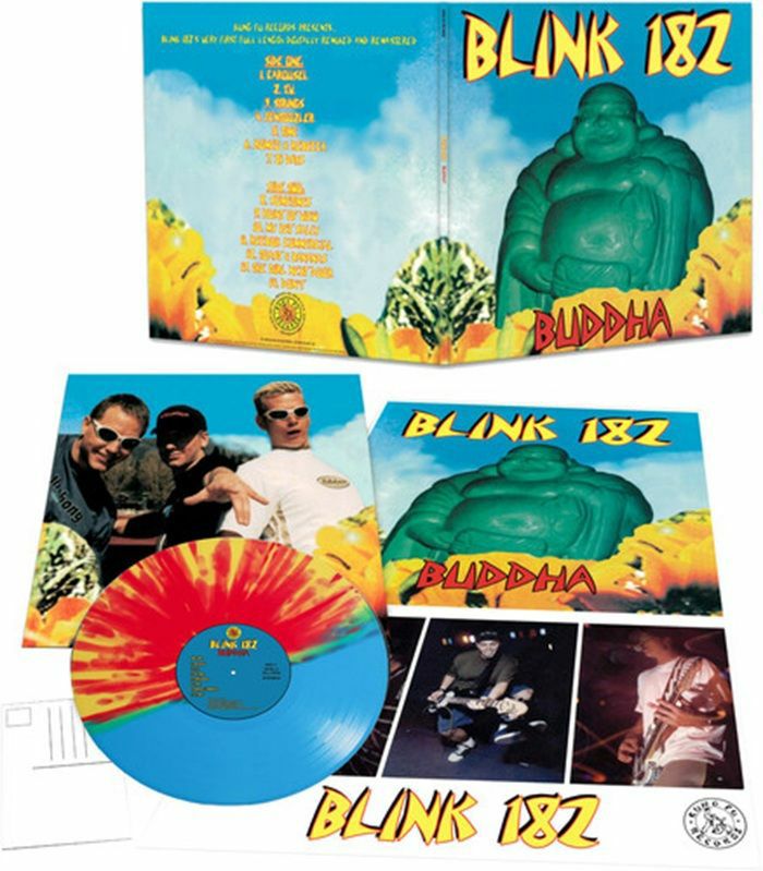 Buddha - Limited Edition Blue Red & Yellow Splattered Vinyl LP vinyl record cover