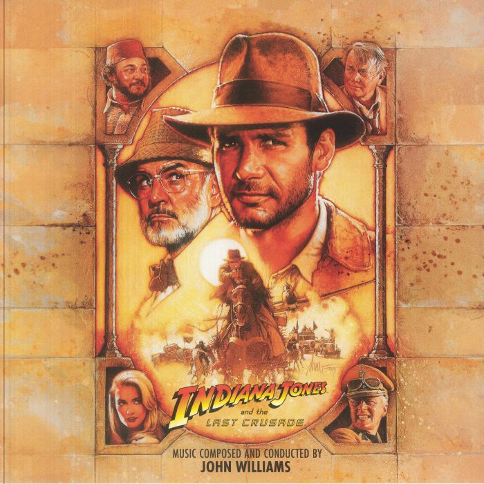 Indiana Jones & The Last Crusade Soundtrack - Sand 2xLP vinyl record cover
