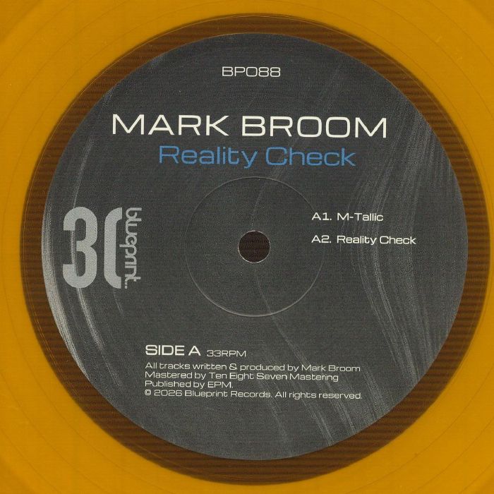 Reality Check - Limited Edition Yellow Vinyl EP vinyl record cover