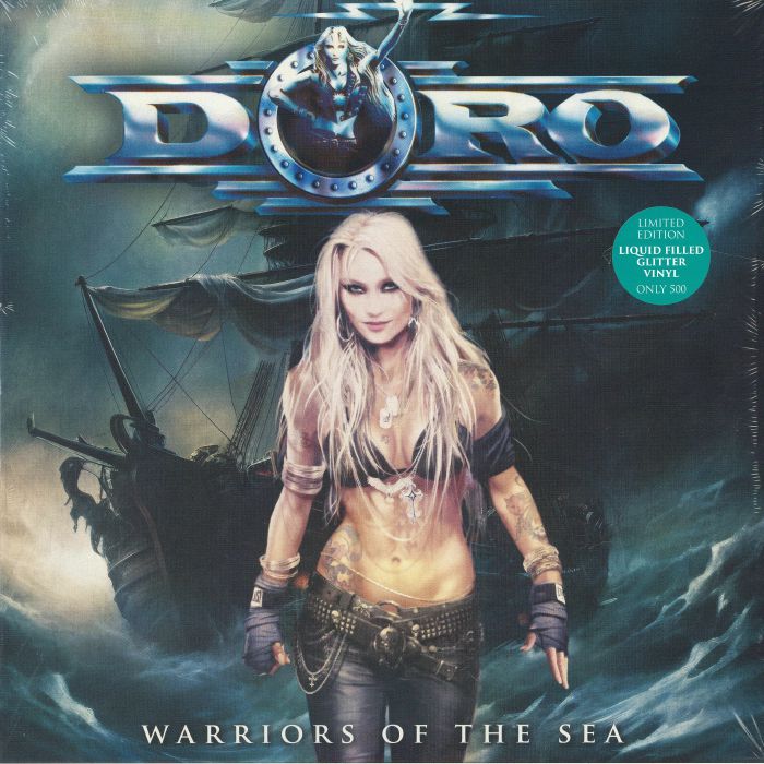 Warriors Of The Sea - Limited Edition Liquid Filled Glitter Vinyl LP vinyl record cover