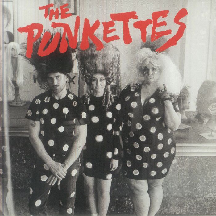 The Punkettes - Cherry Red Vinyl Single vinyl record cover