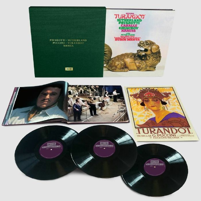 Puccini: Turandot - 3xLP Box Set vinyl record cover