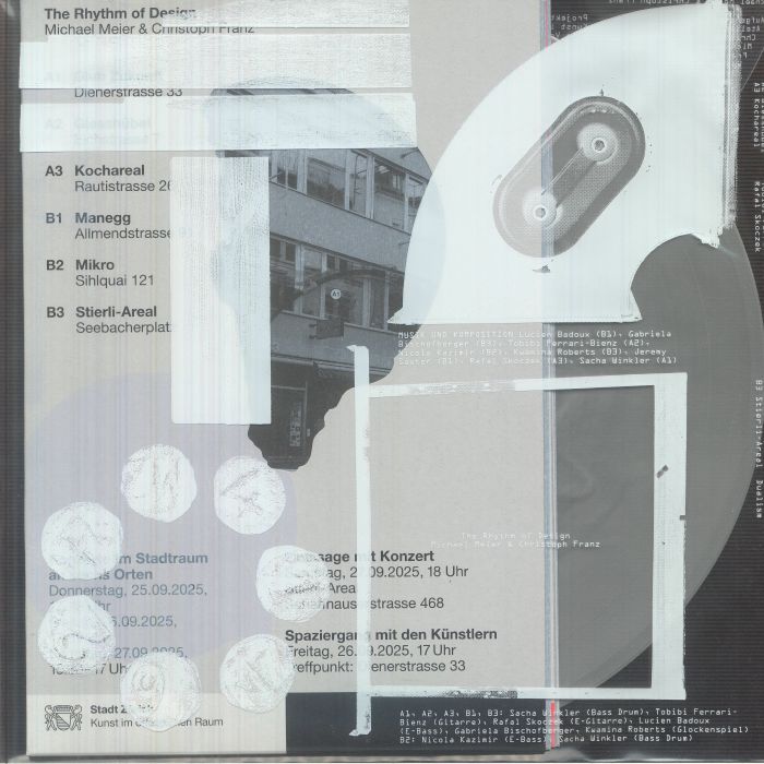 The Rhythm Of Design - Silver Vinyl LP vinyl record cover