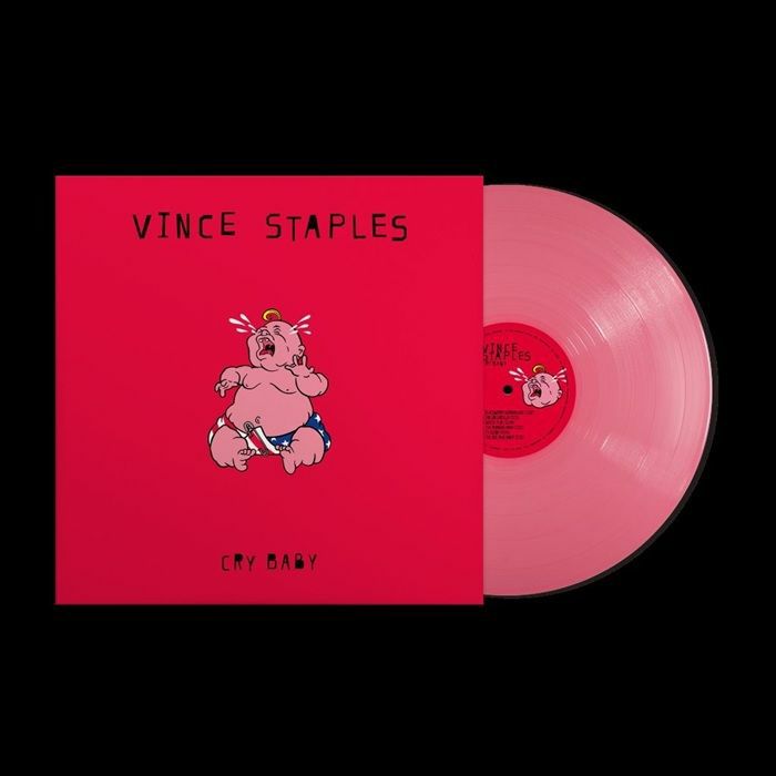 Cry Baby - Baby Pink Vinyl LP vinyl record cover