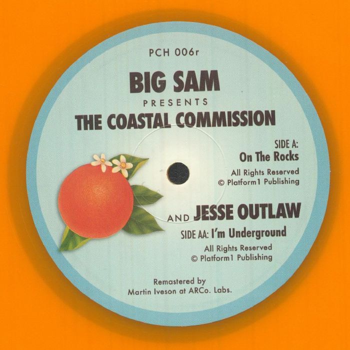 On The Rocks - Limited Opaque Orange Vinyl 12 Inch vinyl record cover