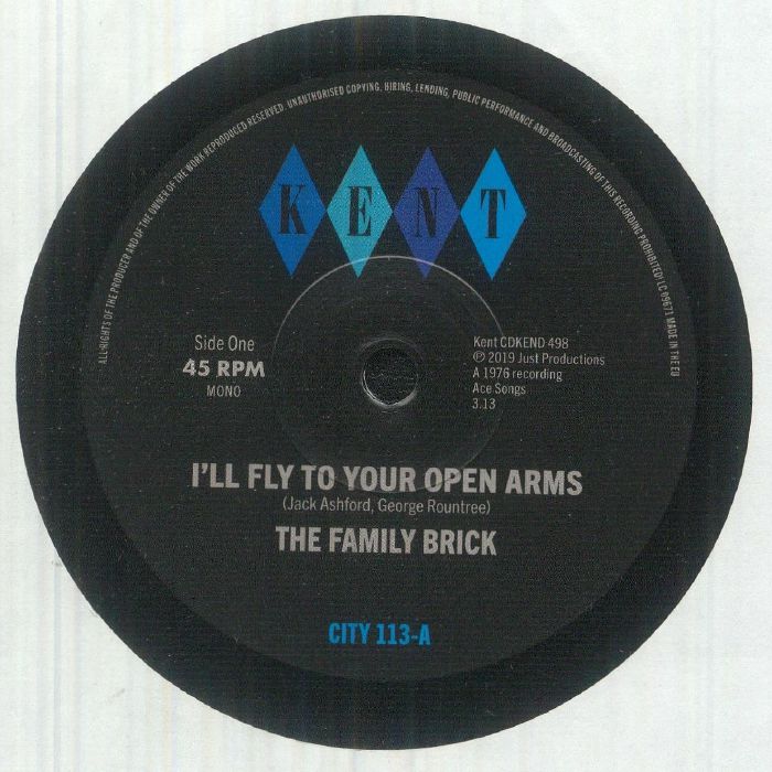 I'll Fly To Your Open Arms / Did She Do It To You - Vinyl Single vinyl record cover