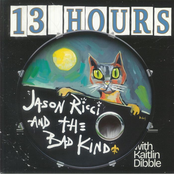 13 Hours - Black & White Marbled Vinyl LP vinyl record cover