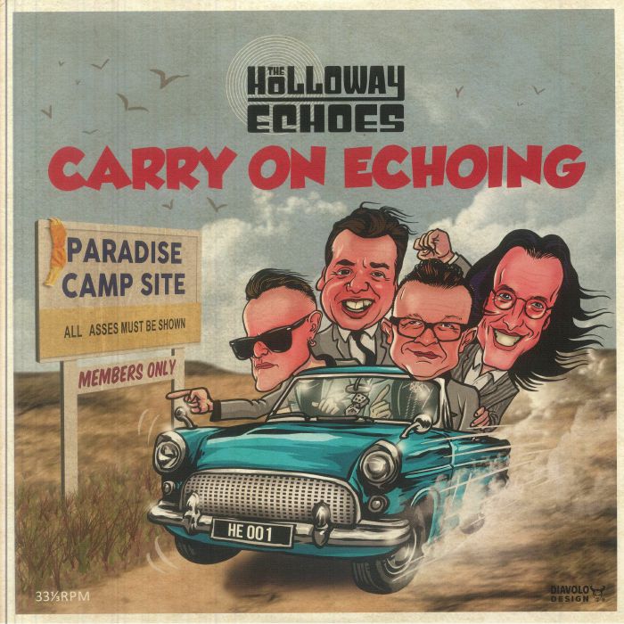 Carry On Echoing - 10 Inch Vinyl LP vinyl record cover