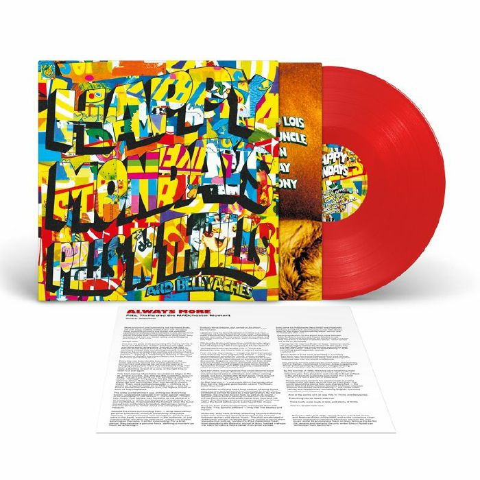 Pills 'n' Thrills & Bellyaches - Limited Edition Translucent Red Vinyl LP vinyl record cover