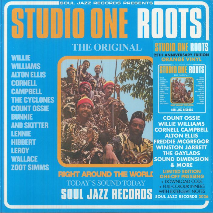 Studio One Roots - 25th Anniversary Edition Orange 2xLP vinyl record cover