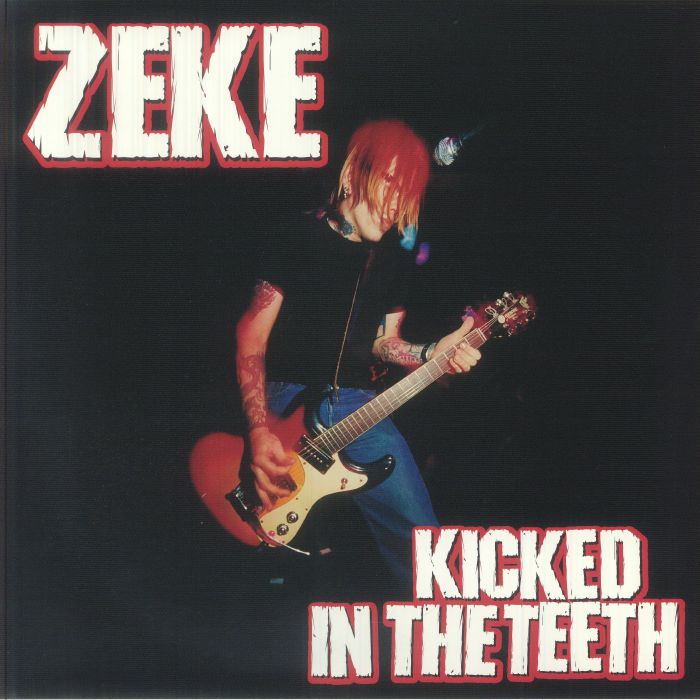 Kicked In The Teeth - Limited Edition Clear & Turquoise Vinyl LP vinyl record cover
