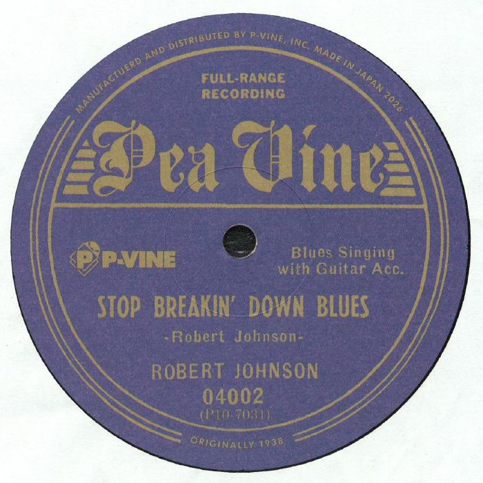 Stop Breakin' Down Blues - Vinyl Single vinyl record cover