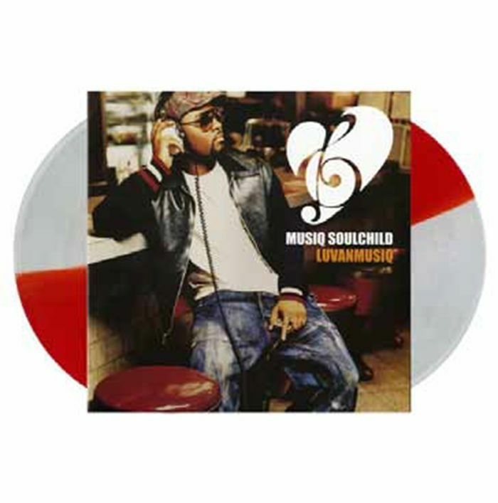 Luvanmusiq - Red & Clear Split Coloured Vinyl 2xLP vinyl record cover